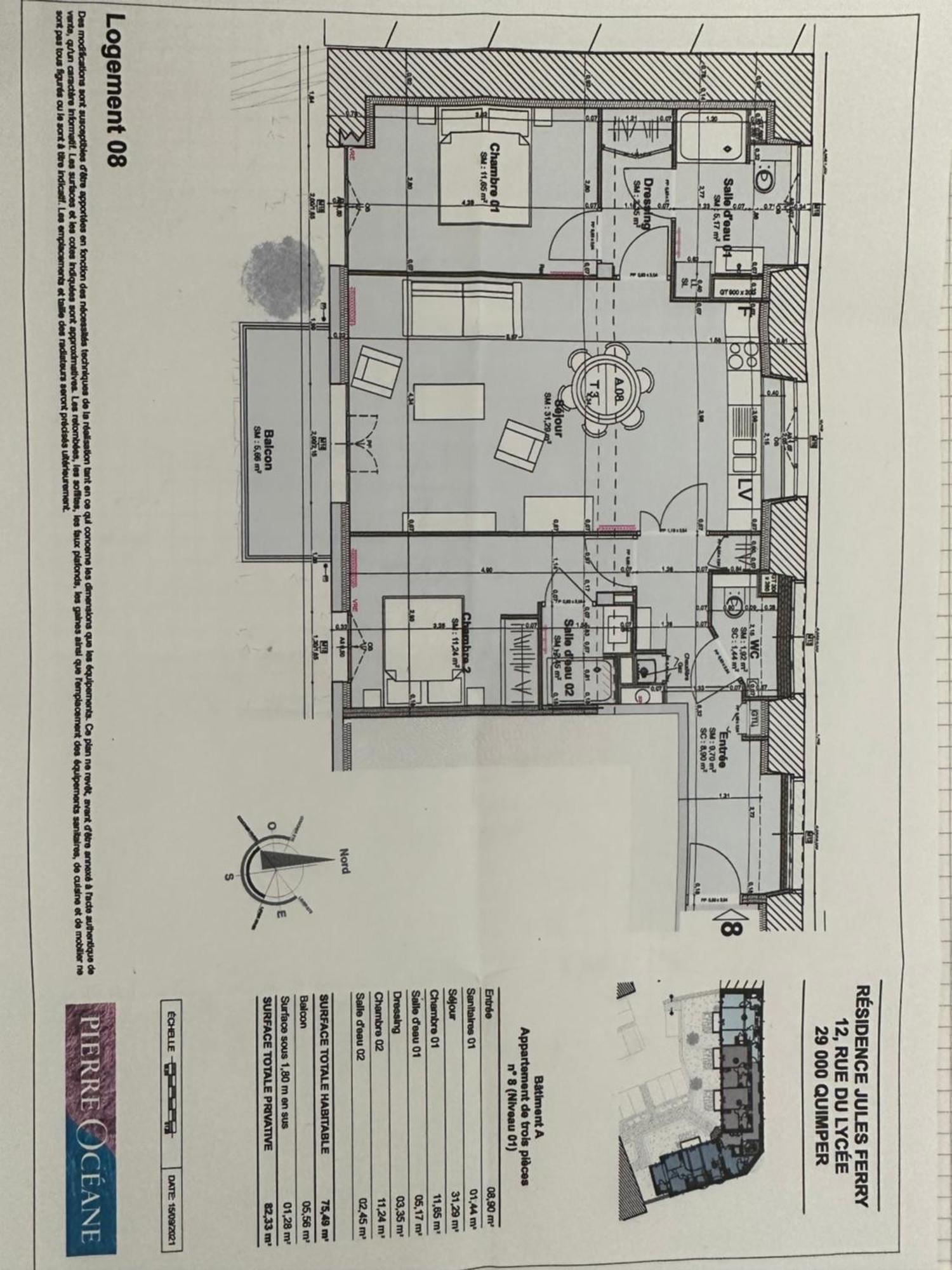 Appartement Design X - Hyper Centre - Parking Prive - Кимпер Екстериор снимка